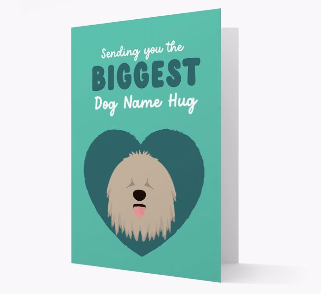 Biggest Hug: Personalised {breedFullName} Card